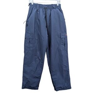 Sessions Terrain Men's Cargo Ski Pants Blue Drawstring Outdoor Snowboard Size M